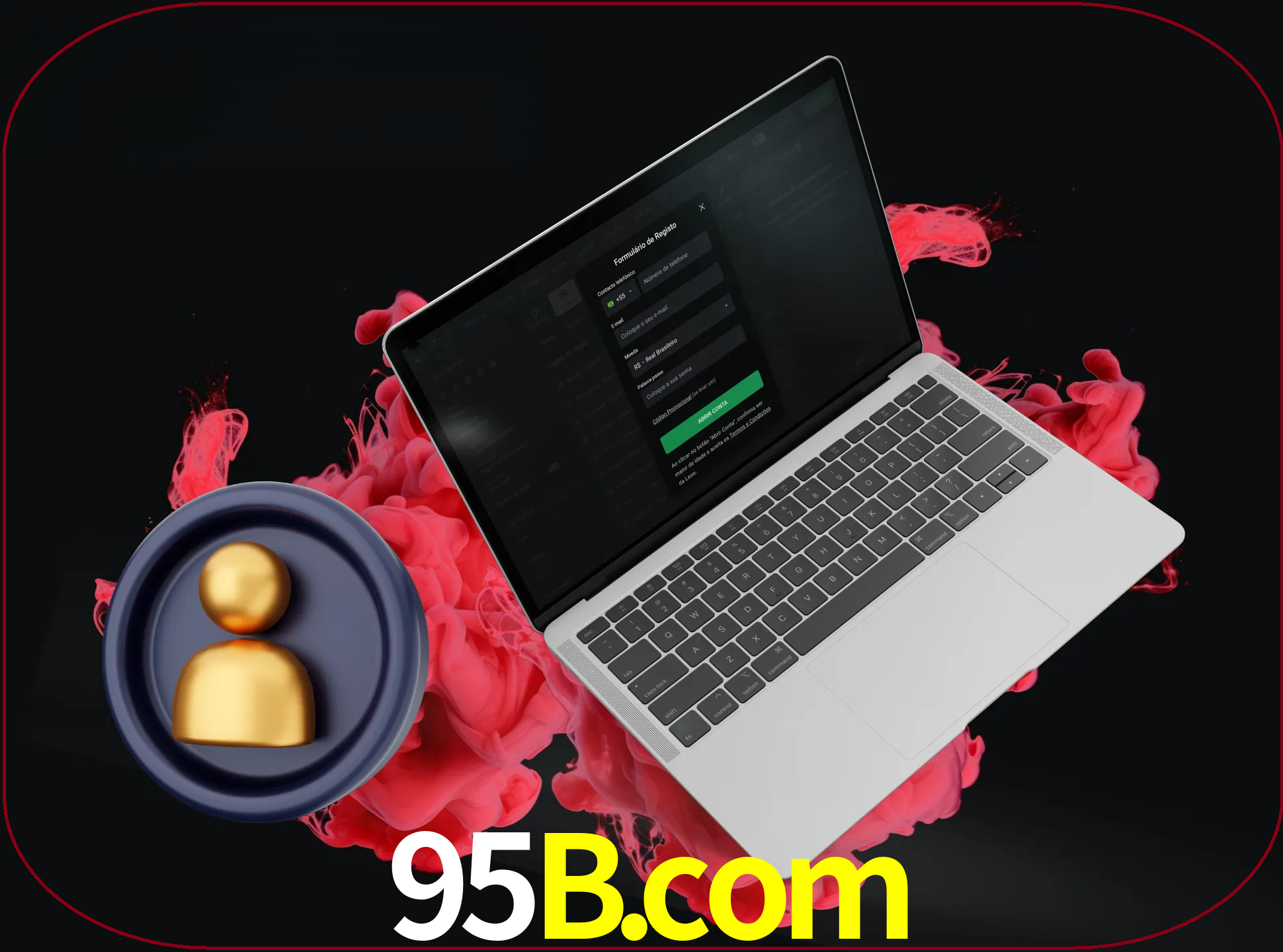 No cabeçalho do site 95b, clique no botão que o levará a um formulário especial onde terá de introduzir as suas informações actuais.